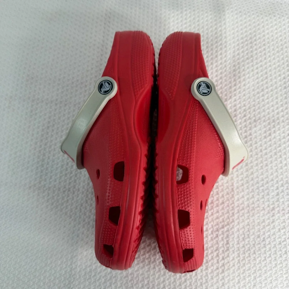 Crocs Nebraska Cornhuskers Red Classic Clogs Mens 8-9 Womens 10-11 NCAA Football